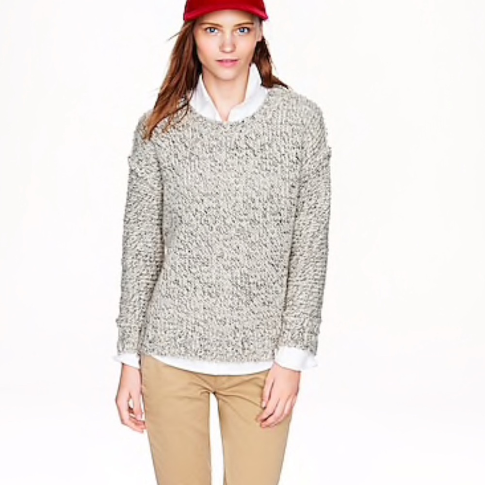 |•J. crew•| Marled Drop Shoulder Sweater